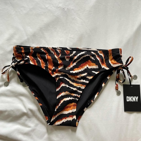 DKNY Vibrant Animal Print Bikini Bottom - Picture 1 of 3